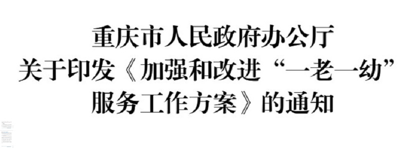重庆市养老产业相关民政政策要点及落地方案